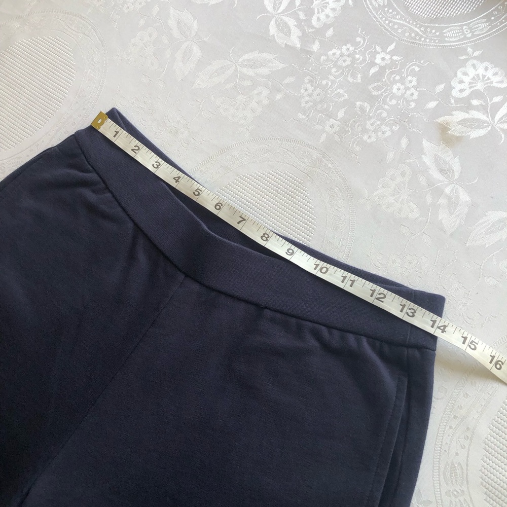 A/ X Armani Exchange Navy Blue Wide-Leg Slide-Bottom Lounge Pants Women’s Size S - Picture 12 of 16